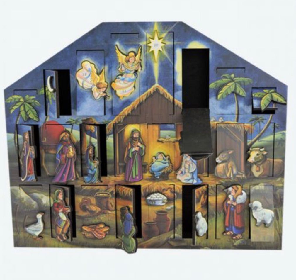 Byers' Choice Nativity Wooden Advent Calendar – Shop KSW