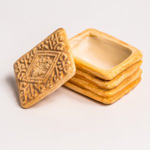 Custard Cream Biscuit Trinket Box