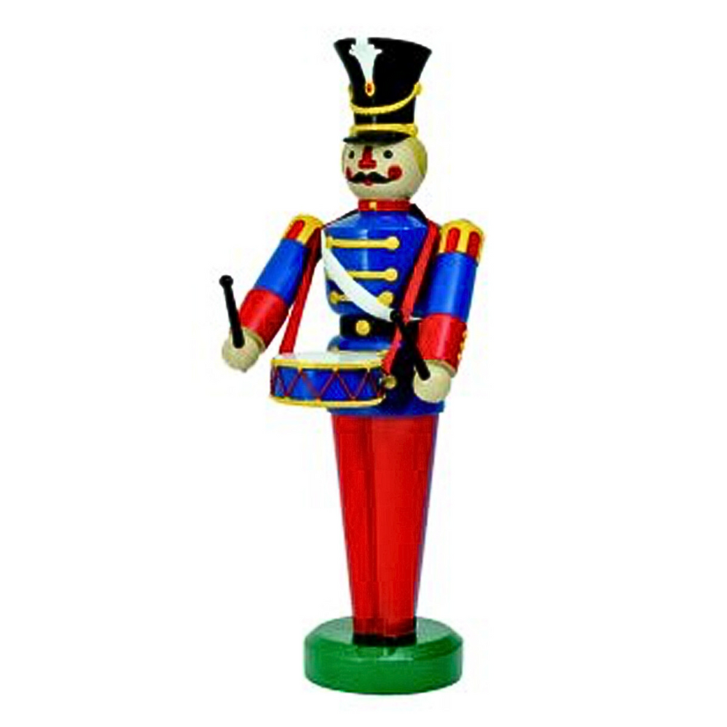 Blue and Red Toy Soldier with Blue Drum