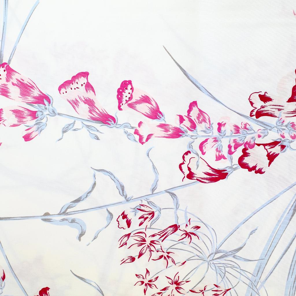 Digitales Cerise Tablecloth By D.Porthault