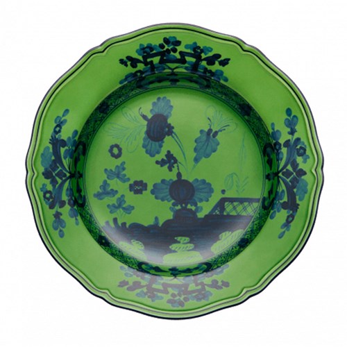 Ginori 1735 Oriente Italiano Malachite Charger Plate