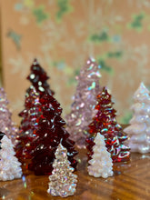 Load image into Gallery viewer, Rose Carnival Glass Christmas Tree
