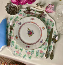 Load image into Gallery viewer, Garden Rose Scalloped Placemat by Fenwick Fields
