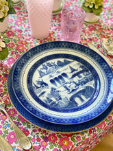 Load image into Gallery viewer, Blue Lace Dinner plate
