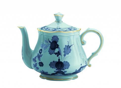 Ginori Oriente Italiano Iris Covered Tea Pot