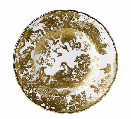 Gold Aves Dinner Plate by Royal Crown Derby