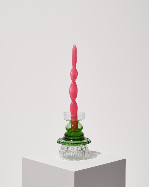 Reversible Green Candle Holder By Opaline Atelier