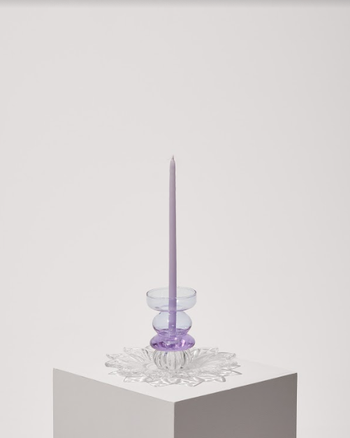 Purple Candle Holder By Opaline Atelier