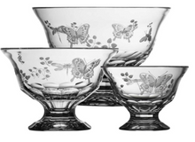 Load image into Gallery viewer, Springtime Footed Crystal Bowl by Varga

