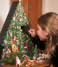 Load image into Gallery viewer, Christmas Tree Wooden Advent Calendar
