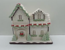 Load image into Gallery viewer, White Gingerbread Cake House

