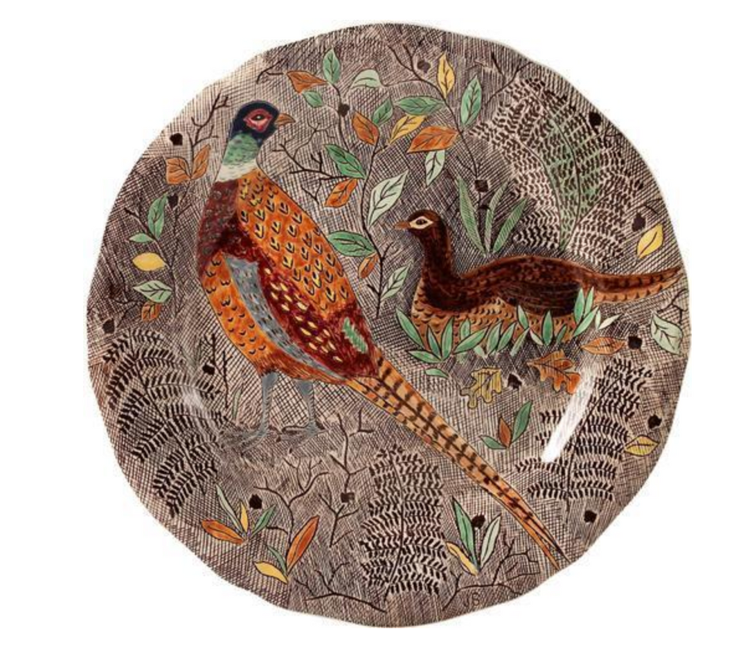 Rambouillet Pheasant Dinner Plate by Gien