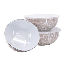 Load image into Gallery viewer, Splatterware Mixing Bowls By Golden Rabbit
