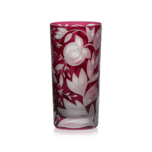 Load image into Gallery viewer, Verdure Etched Floral Highball Glass
