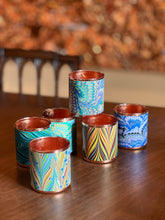 Load image into Gallery viewer, Blues Marble Pencil Cup by Shandell&#39;s
