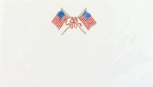 Load image into Gallery viewer, Tented American Flag Place Cards By Maison De Papier
