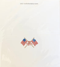 Load image into Gallery viewer, Tented American Flag Place Cards By Maison De Papier
