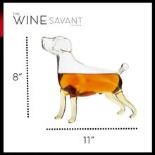 Load image into Gallery viewer, Labrador Dog Animal Whiskey and Wine Decanter by The Wine Savant
