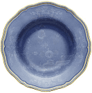 Ginori 1735 Oriente Italiano Pervinca Rimmed Soup Plate
